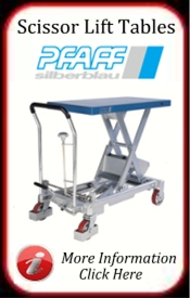 Pfaff Scissor Lift Tables