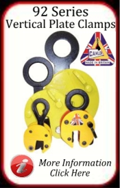 Camlok 92 Series Vertical Plate Clamps